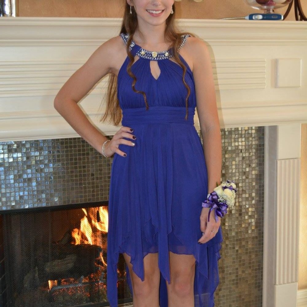 Purple Homecoming Dress